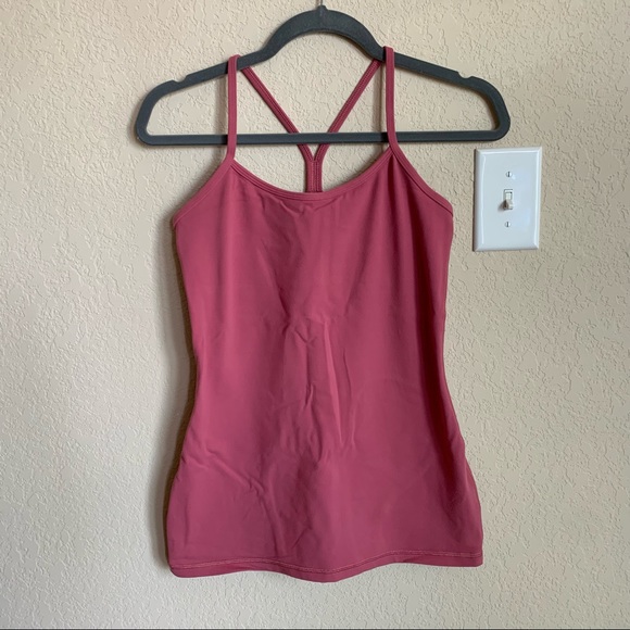 Lululemon Y Tank, Pink, Size 6 - Picture 2 of 4
